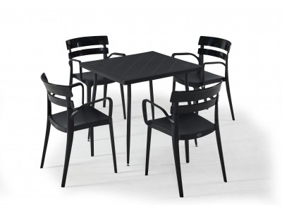 Градински комплект BERMUDA set 4 (черно)